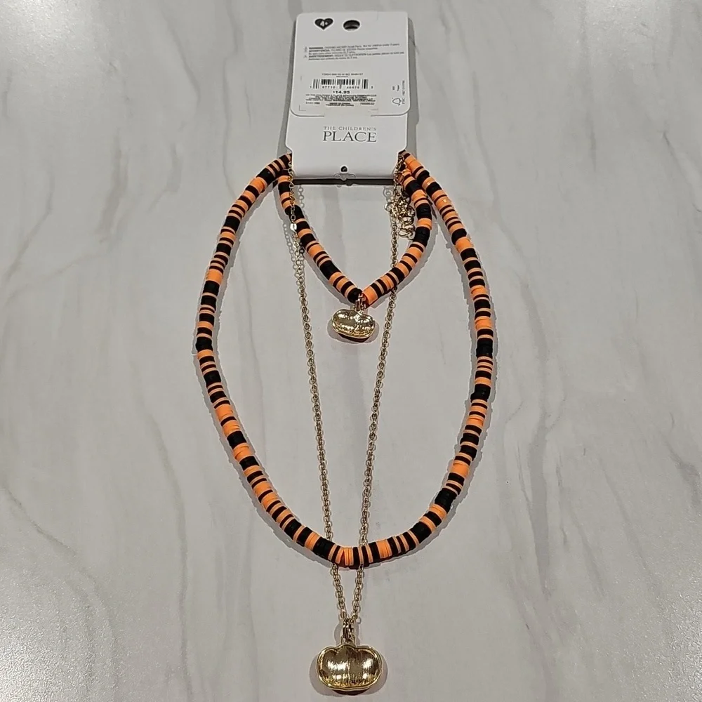 The Cildrens Place Halloween Necklace And Bracelet Matching Set